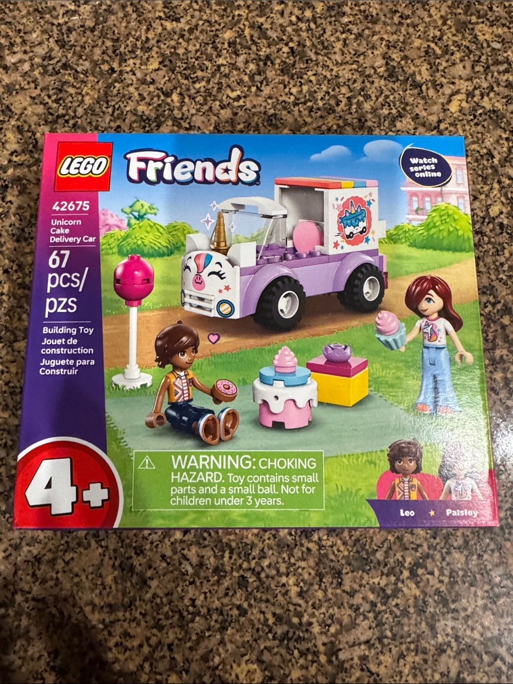 Lego Friends Unicorn Cake Delivery Car